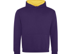 Sweat enfant capuche contrastée