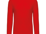 T-shirt col rond manches longues homme