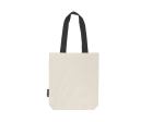 Sac shopping anses contrastées