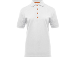 Polo femme boutons contrastés