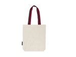 Sac shopping anses contrastées
