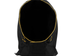 Capuche en softshell avec biais contrasté