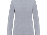 Polo maille piquée manches longues femme