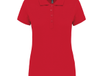 Polo piqué manches courtes femme