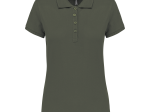 Polo piqué manches courtes femme