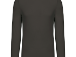 T-shirt col rond manches longues homme
