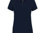 Polo piqué manches courtes femme