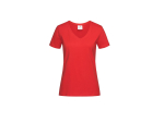 Tee-shirt femme col v