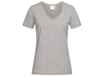Tee-shirt femme col v