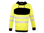 Sweat-shirt à capuche haute visibilité