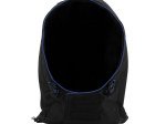 Capuche en softshell avec biais contrasté