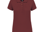 Polo piqué manches courtes femme