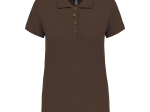 Polo piqué manches courtes femme