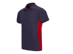 Polo bicolore manches courtes