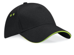 Casquette 5 panneaux bicolore