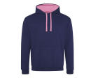 Sweat capuche contrastée