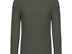 T-shirt col rond manches longues homme